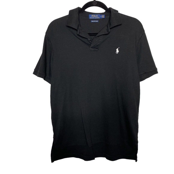 Polo Ralph Lauren Other - Polo Ralph Lauren Pima Soft Touch Polo Shirt Mens Medium Black Short Sleeve